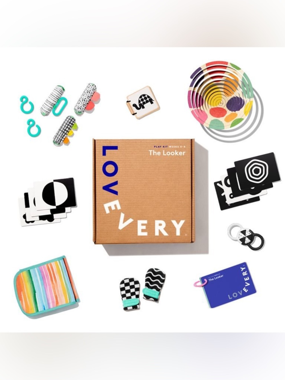 Lovevery The Looker Baby Play Kit + early readers books